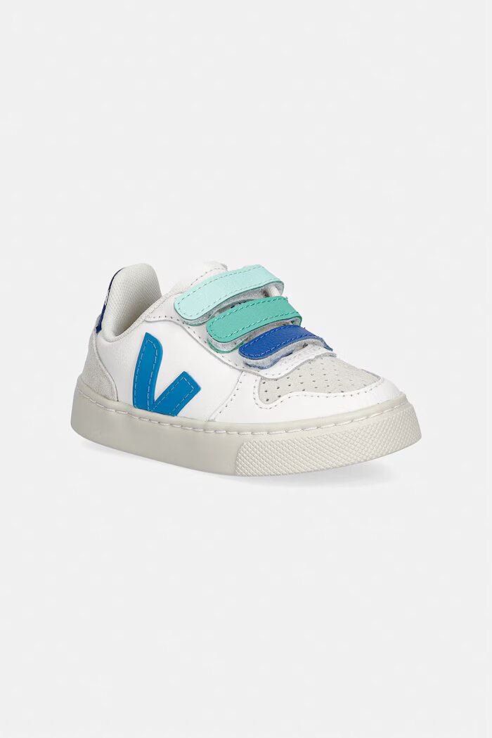 Veja Small V-10 маратонки за деца от кожа бели CV0521503