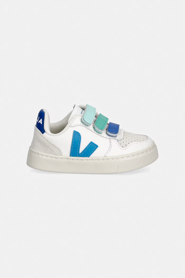Veja Small V-10 маратонки за деца от кожа бели CV0521503