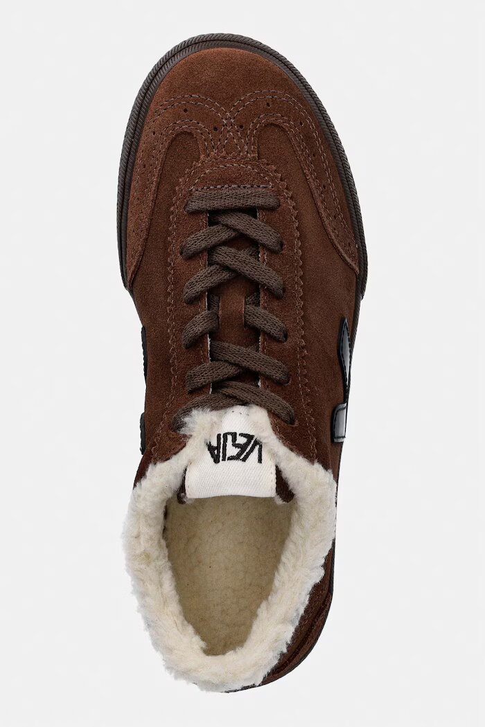 Veja VOLLEY W маратонки дамски от велур кафяви VU0321470A