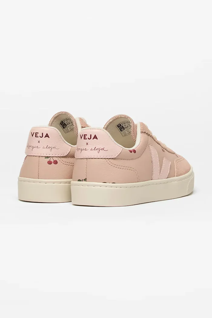 Veja X KONGES SLOJD маратонки за деца от кожа розови BV0222353