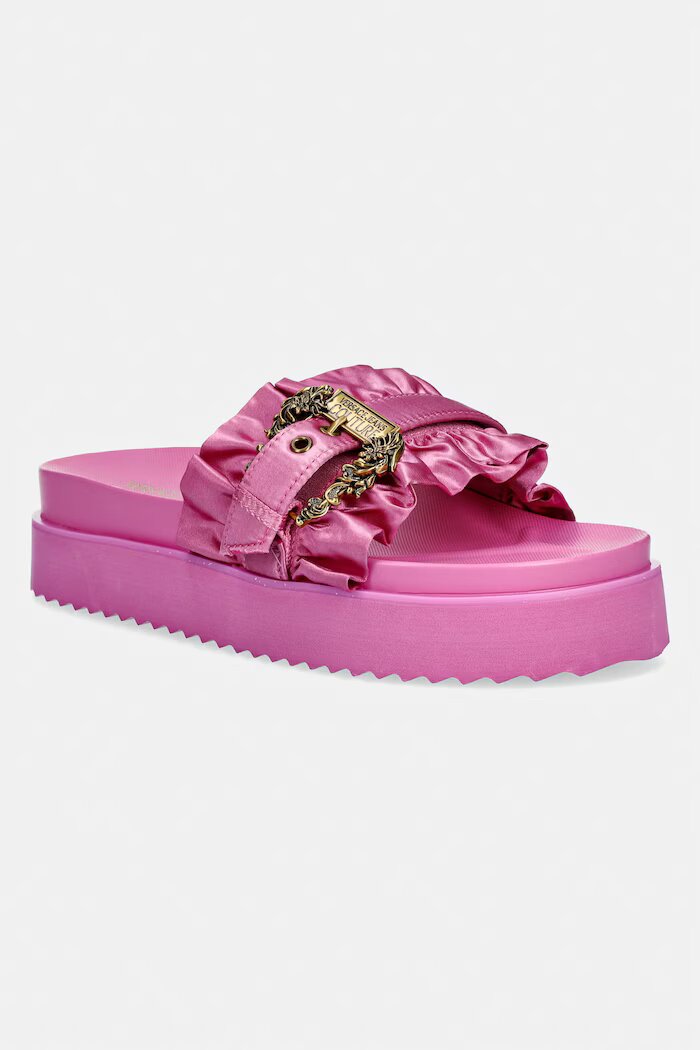 Versace Jeans Couture Чехли в розово с платформа 80VA3SM5 ZS185 499