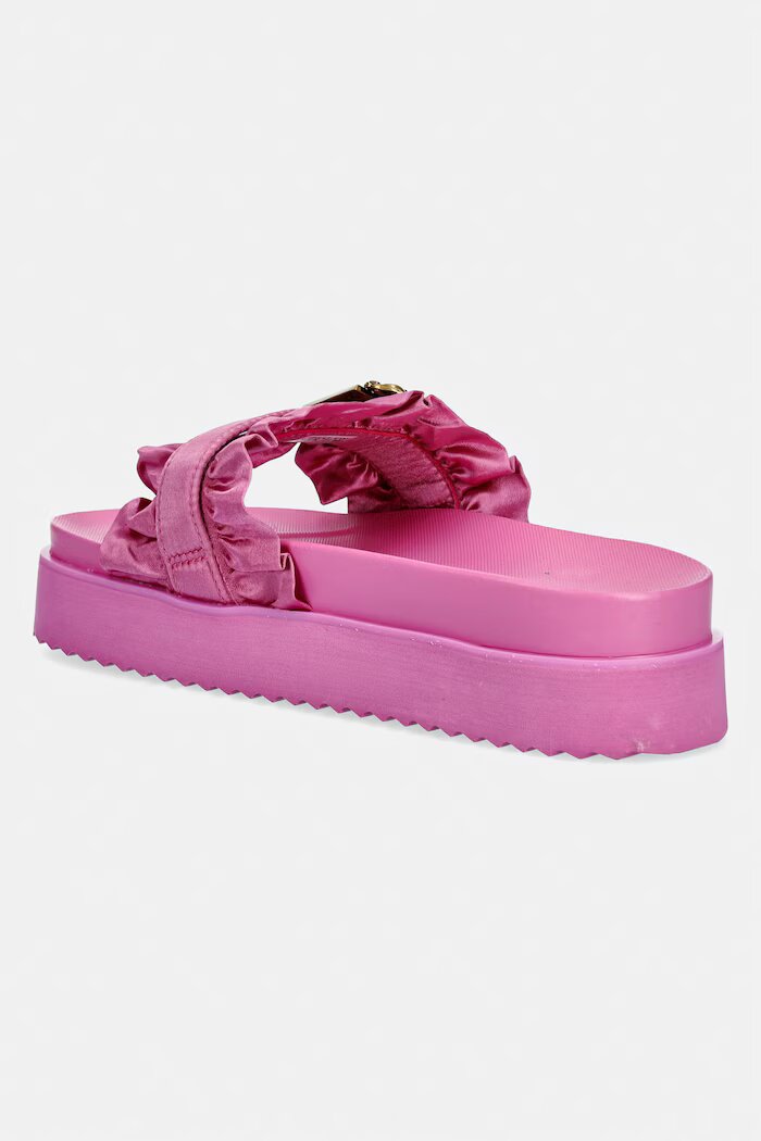 Versace Jeans Couture Чехли в розово с платформа 80VA3SM5 ZS185 499