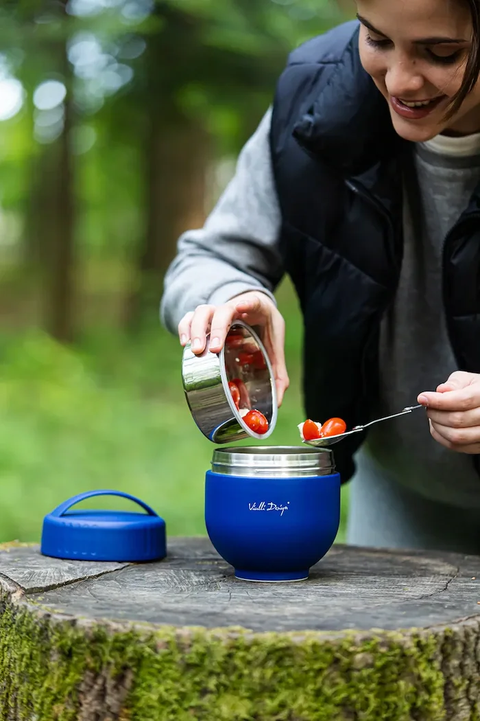 Vialli Design Термос с контейнер и лъжица Fuori 680 ml