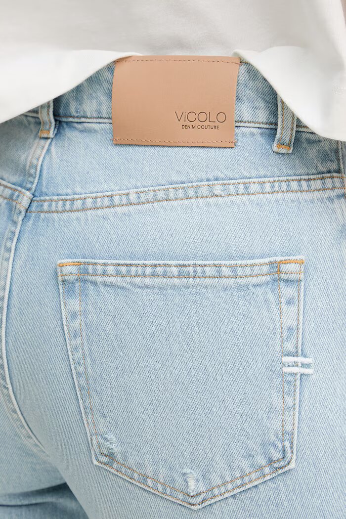 VICOLO дънки straight дамски сини DAB5055