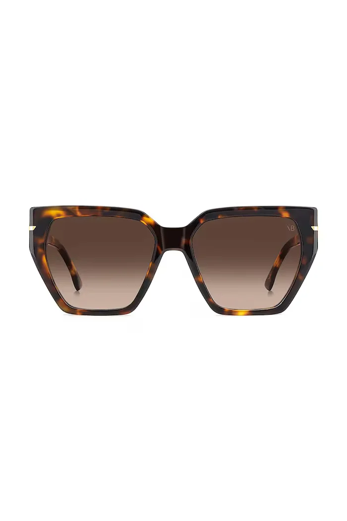 Victoria Beckham слънчеви очила дамски кафяви VB 7002/S