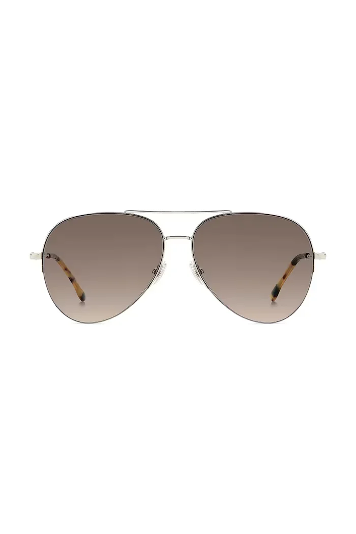 Victoria Beckham слънчеви очила дамски сребърни VB 1000/S