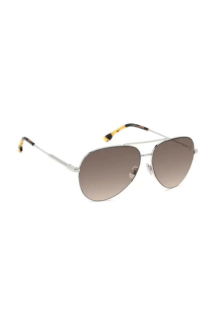 Victoria Beckham слънчеви очила дамски сребърни VB 1000/S