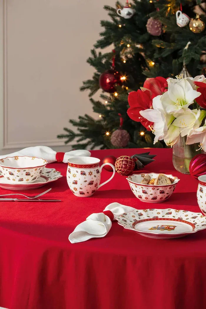 Villeroy & Boch комплект чинии за Коледа от порцелан 4-pack 24 cm