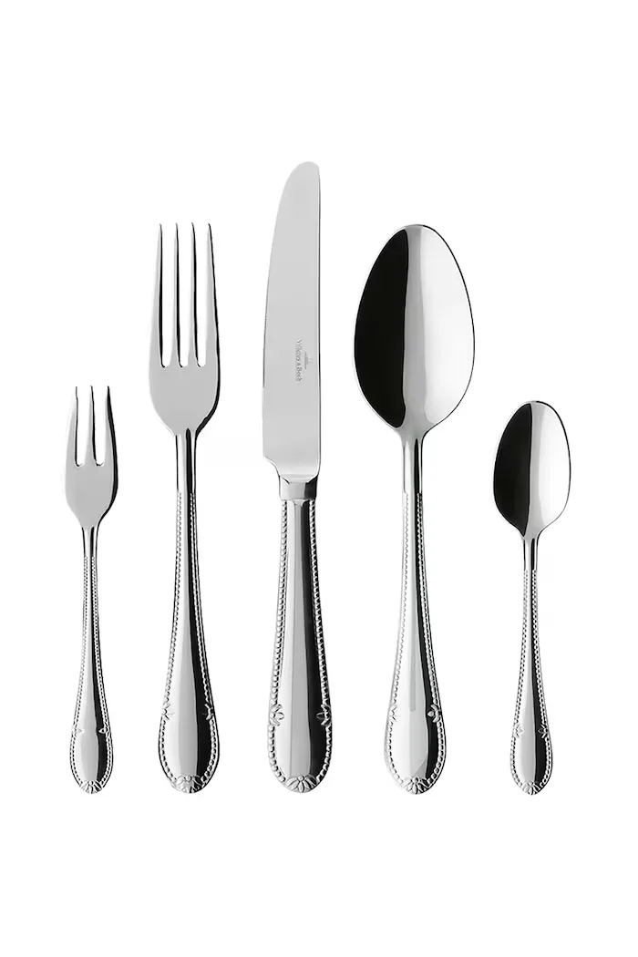 Villeroy & Boch Комплект прибори за 6 души Mademoiselle 30-pack в сиво