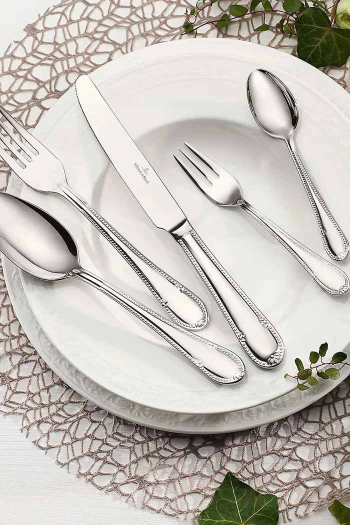 Villeroy & Boch Комплект прибори за 6 души Mademoiselle 30-pack в сиво