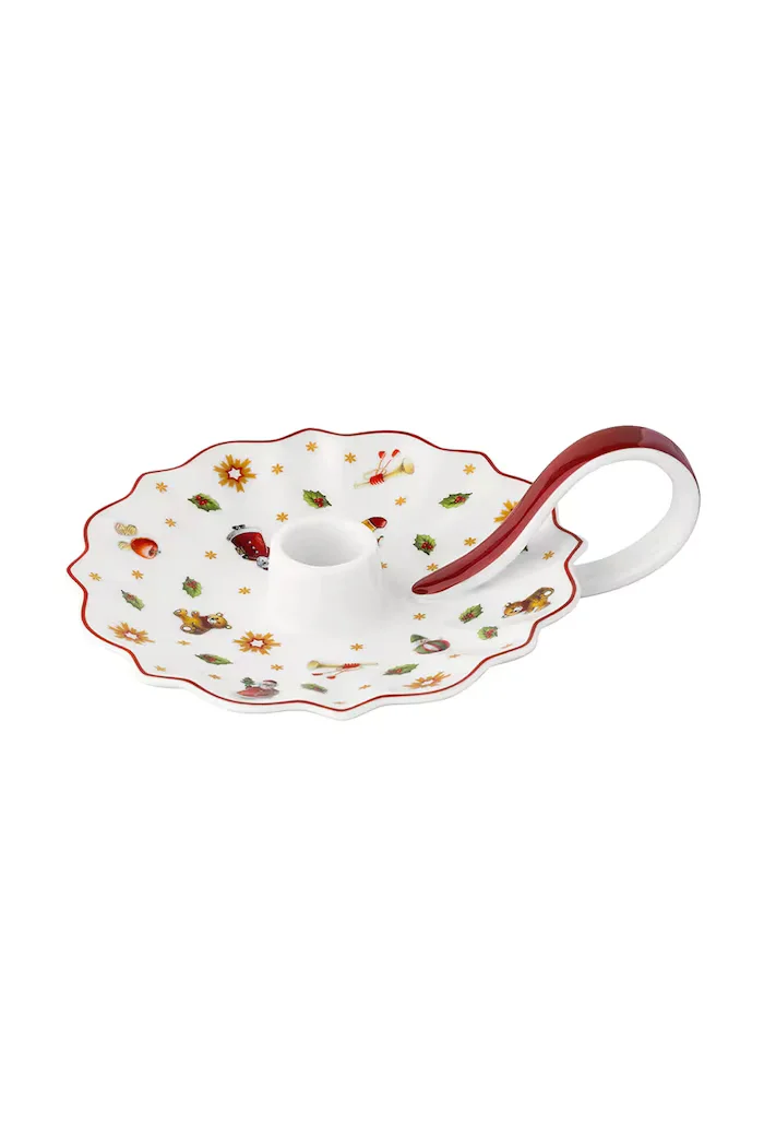 Villeroy & Boch Свещник за Коледа от порцелан Toy's Delight 14-8659-3961