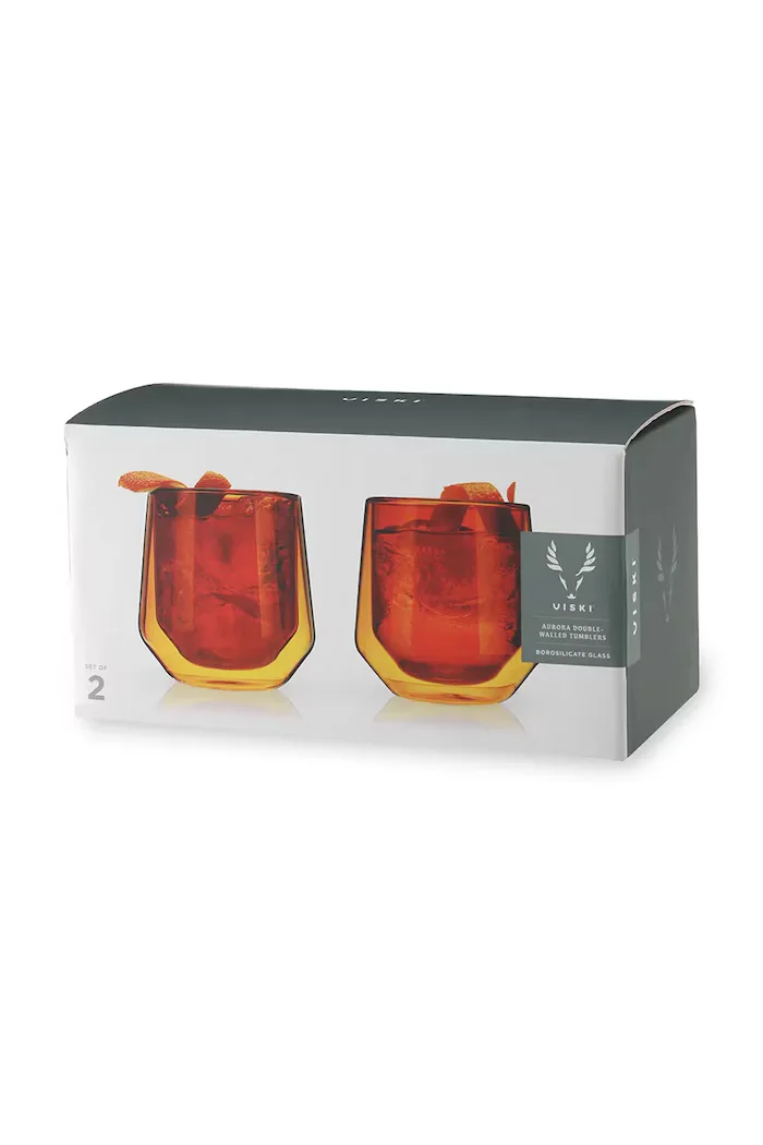 viski комплект стъклени чаши за уиски от стъкло 270 ml V11188