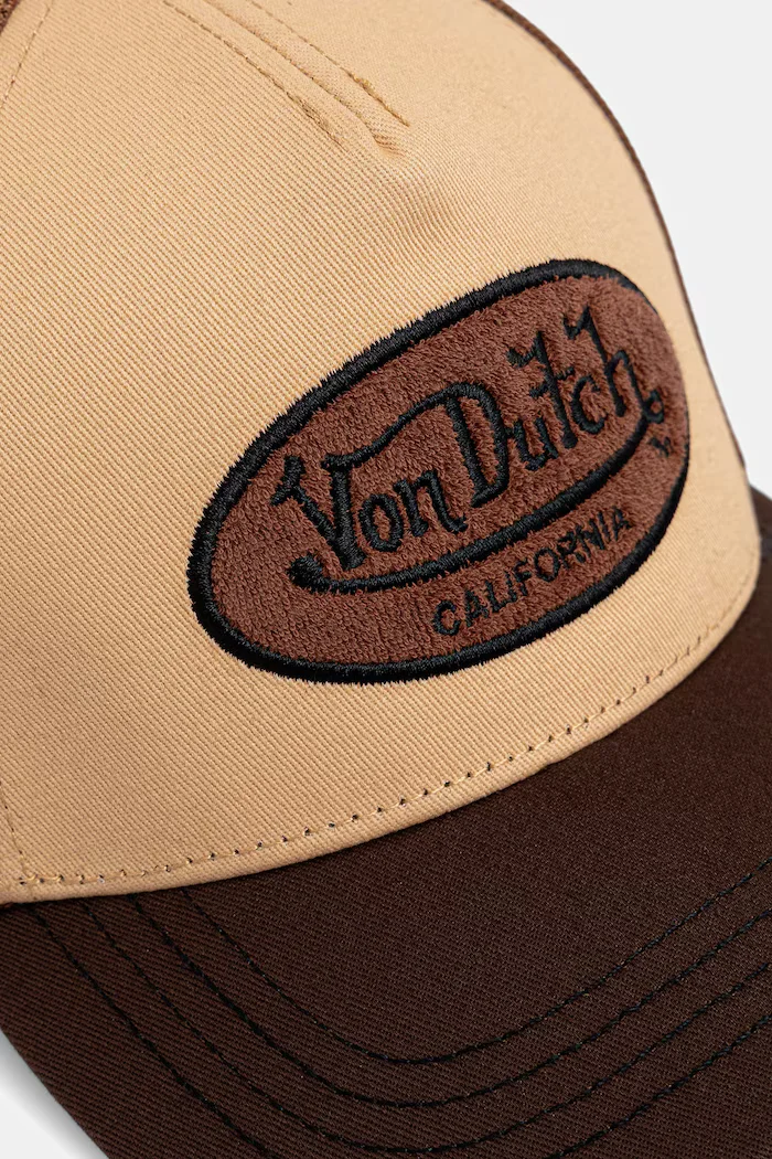 Von Dutch шапка с козирка мъжка кафява VD/1/CB
