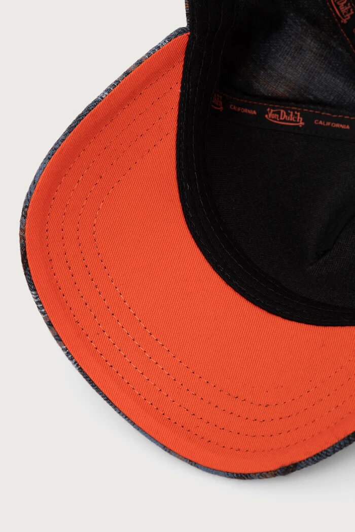Von Dutch шапка с козирка от памучна материя синя VD/1/CB/CAR/09