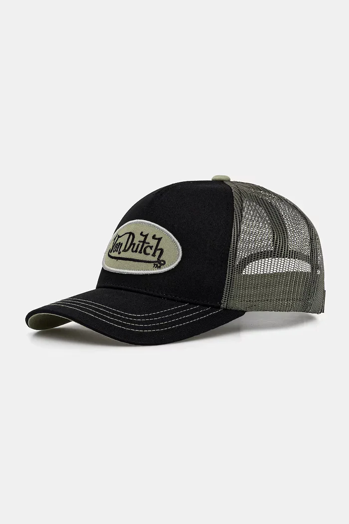 Von Dutch Шапка trucker черна VD/0/CAS1/COL