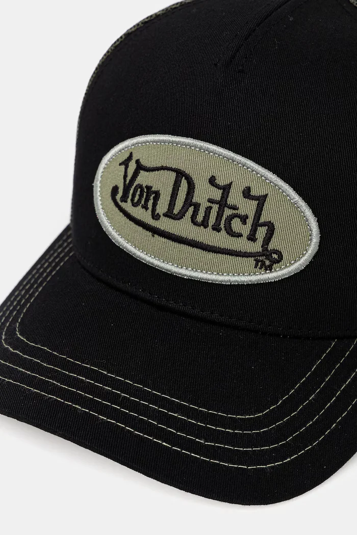 Von Dutch Шапка trucker черна VD/0/CAS1/COL