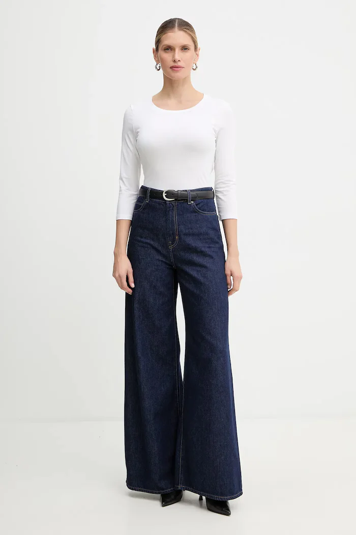 Weekend Max Mara Блуза с дълги ръкави MULTIA в бяло 2615971011600