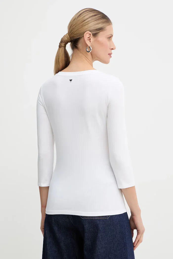 Weekend Max Mara Блуза с дълги ръкави MULTIA в бяло 2615971011600