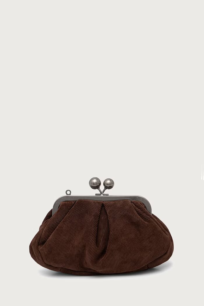 Weekend Max Mara чанта crossbody дамска от кожа WKANERINE кафява 2625516065600