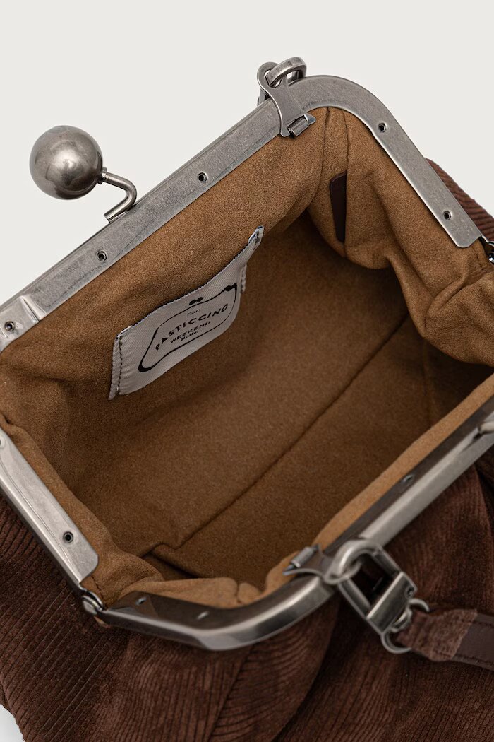 Weekend Max Mara чанта crossbody дамска от кожа WKANERINE кафява 2625516065600