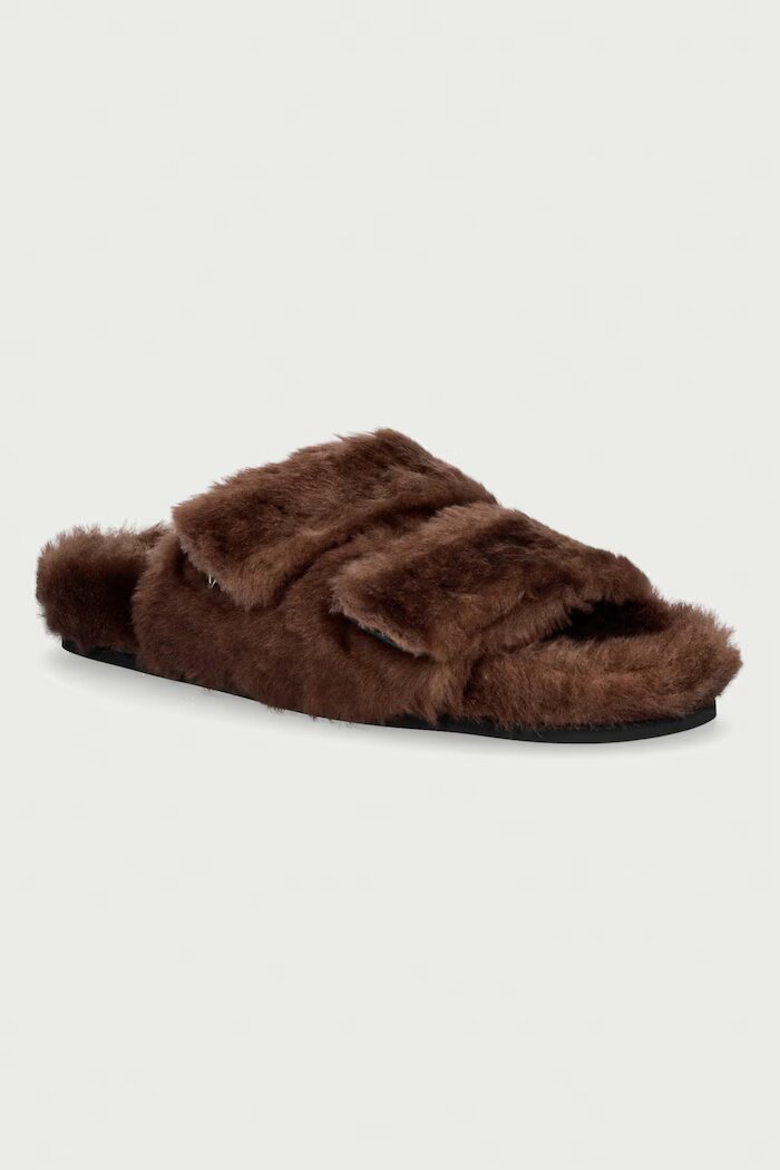 Weekend Max Mara чехли дамски кафяви 2625526095600