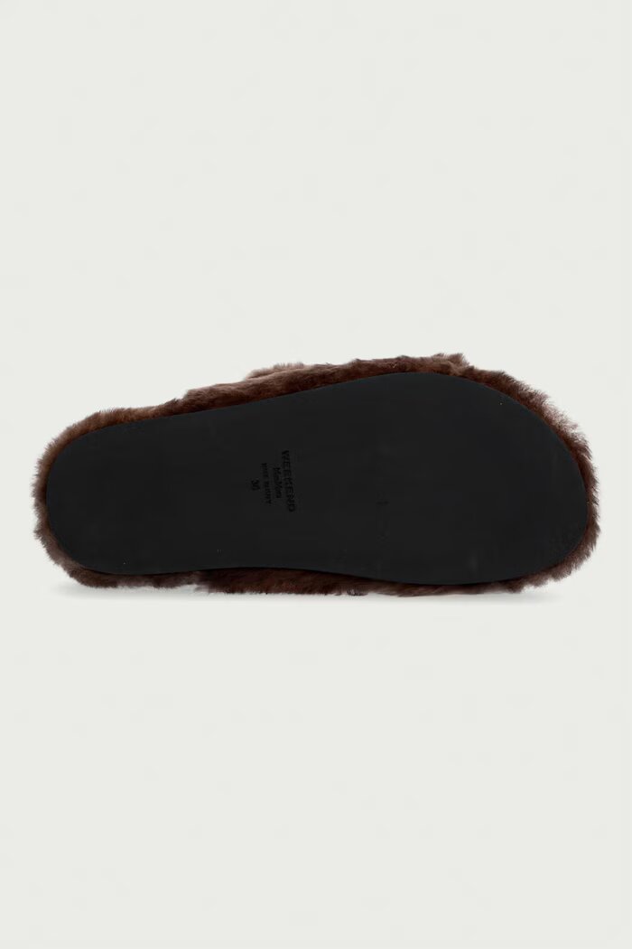 Weekend Max Mara чехли дамски кафяви 2625526095600