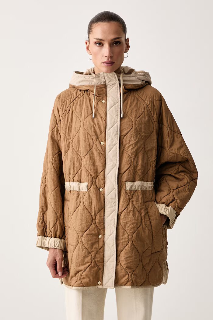 Weekend Max Mara двустранно яке дамско WKDALCAMO бежово 2625496011600