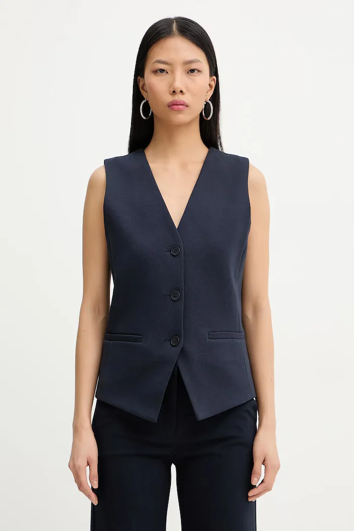 Weekend Max Mara Елек POGGIO в тъмносиньо с едно копче 2615911021600