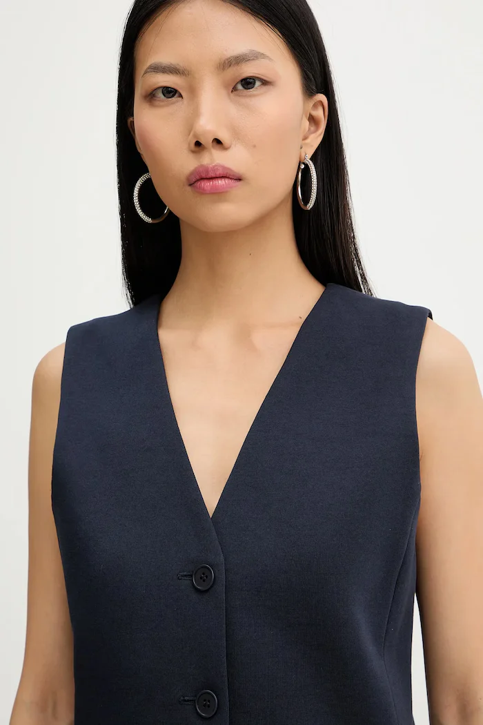 Weekend Max Mara Елек POGGIO в тъмносиньо с едно копче 2615911021600