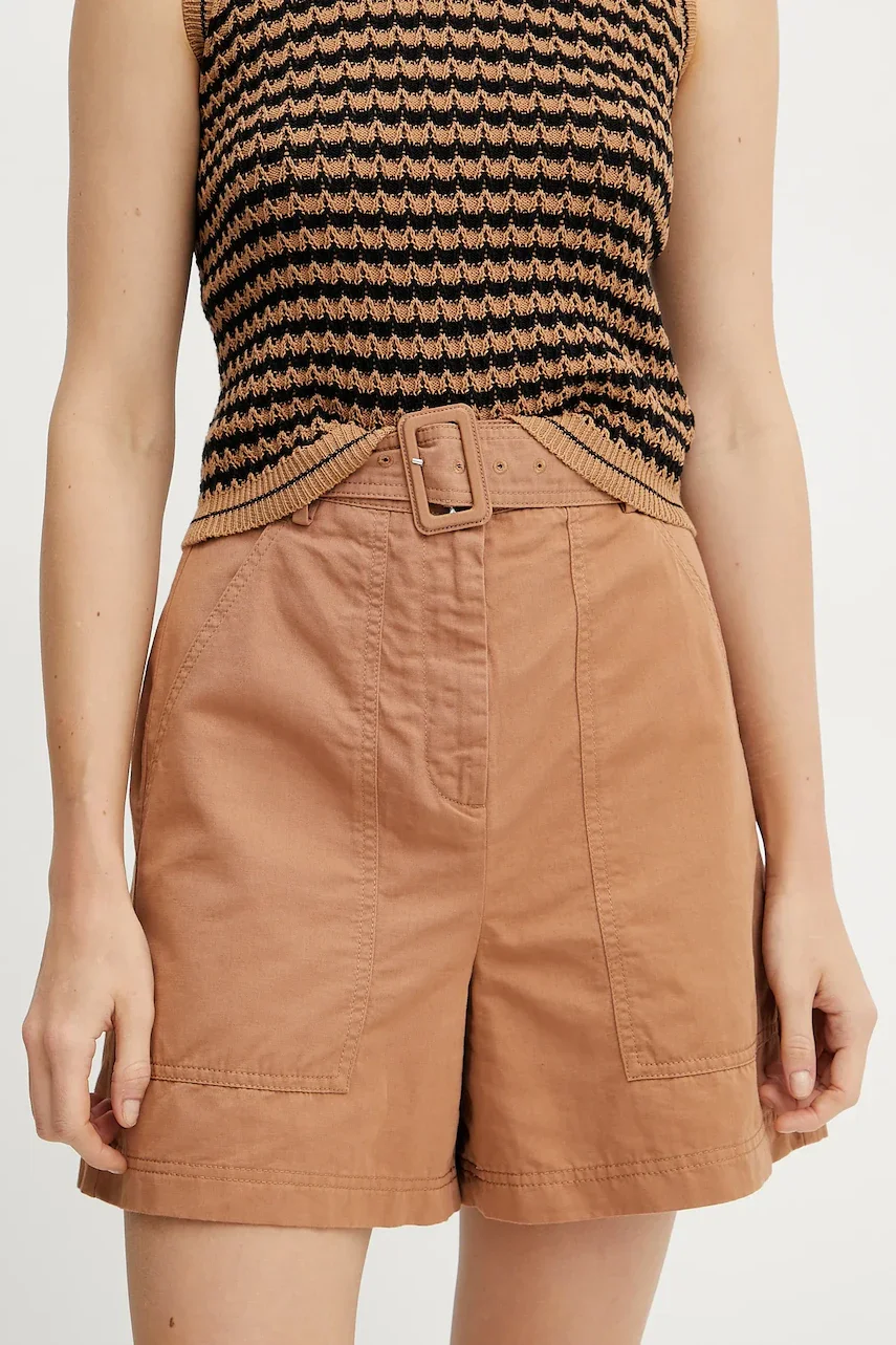Weekend Max Mara Къс панталон с лен