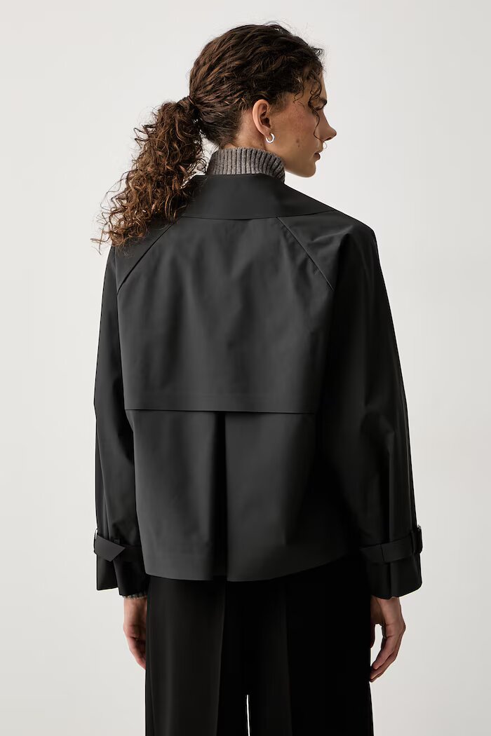 Weekend Max Mara къс шлифер дамски WKDBOERO черен 2625026011600