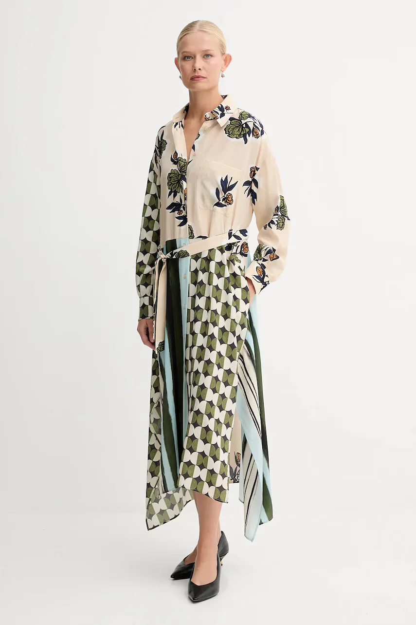 Weekend Max Mara Копринена рокля PASSO