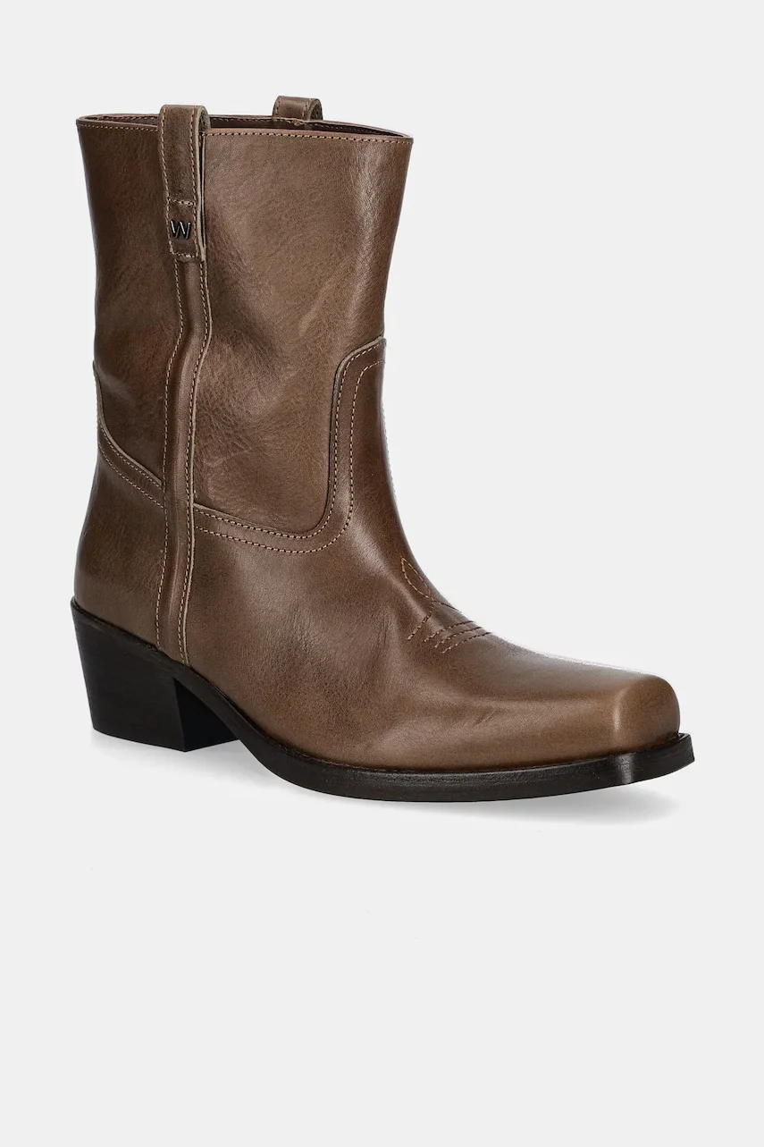 Weekend Max Mara Кожени боти Ranch