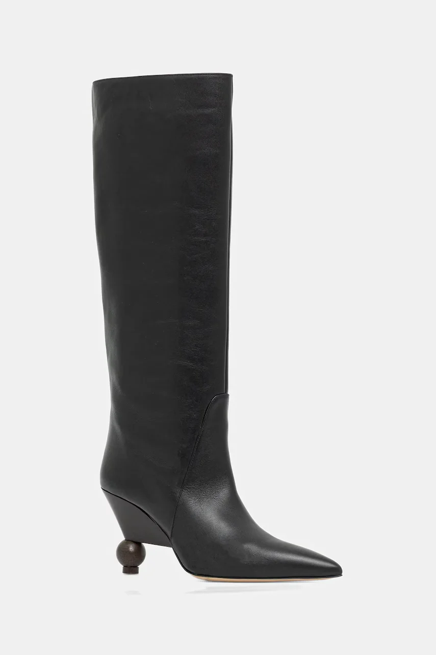 Weekend Max Mara Кожени ботуши Tasca