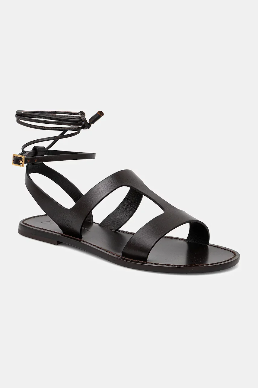 Weekend Max Mara Кожени сандали LEMMA