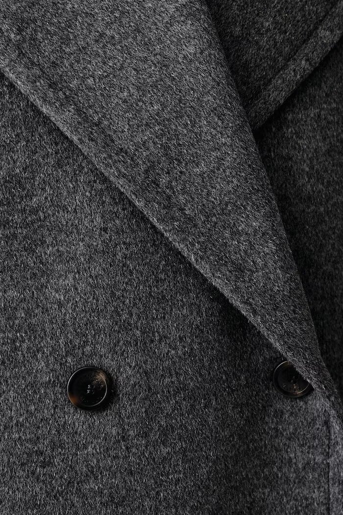 Weekend Max Mara палто дамско от вълна WKDALPE сиво 2625086032600