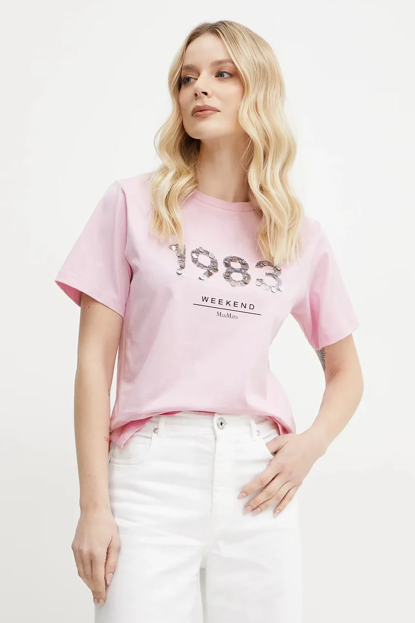 Weekend Max Mara Памучна тениска