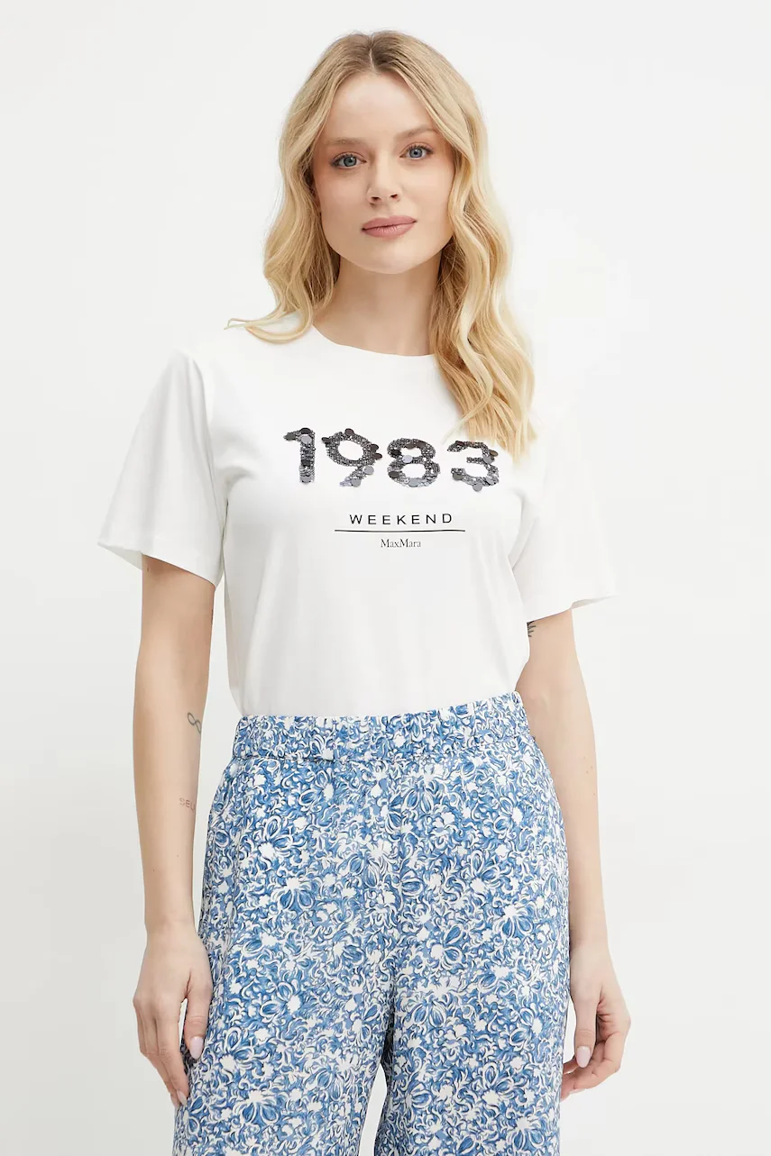Weekend Max Mara Памучна тениска
