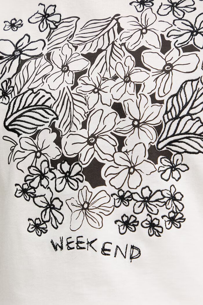 Weekend Max Mara Памучна тениска BORA дамска в бяло 2615971042600