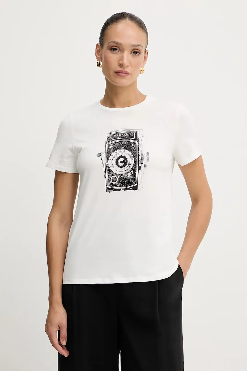 Weekend Max Mara Памучна тениска GUGLIA