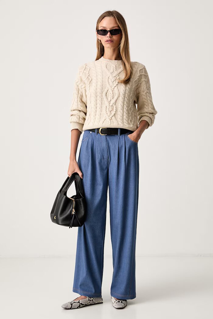 Weekend Max Mara пуловер дамски от вълна WKDALBEN бежов 2625366132600