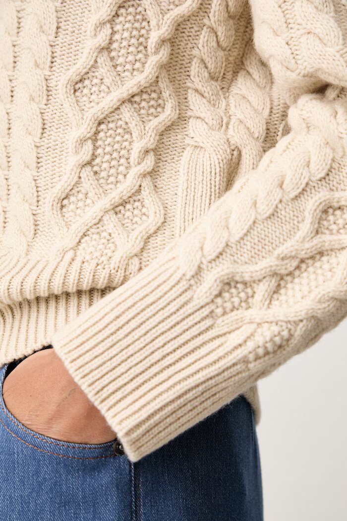 Weekend Max Mara пуловер дамски от вълна WKDALBEN бежов 2625366132600