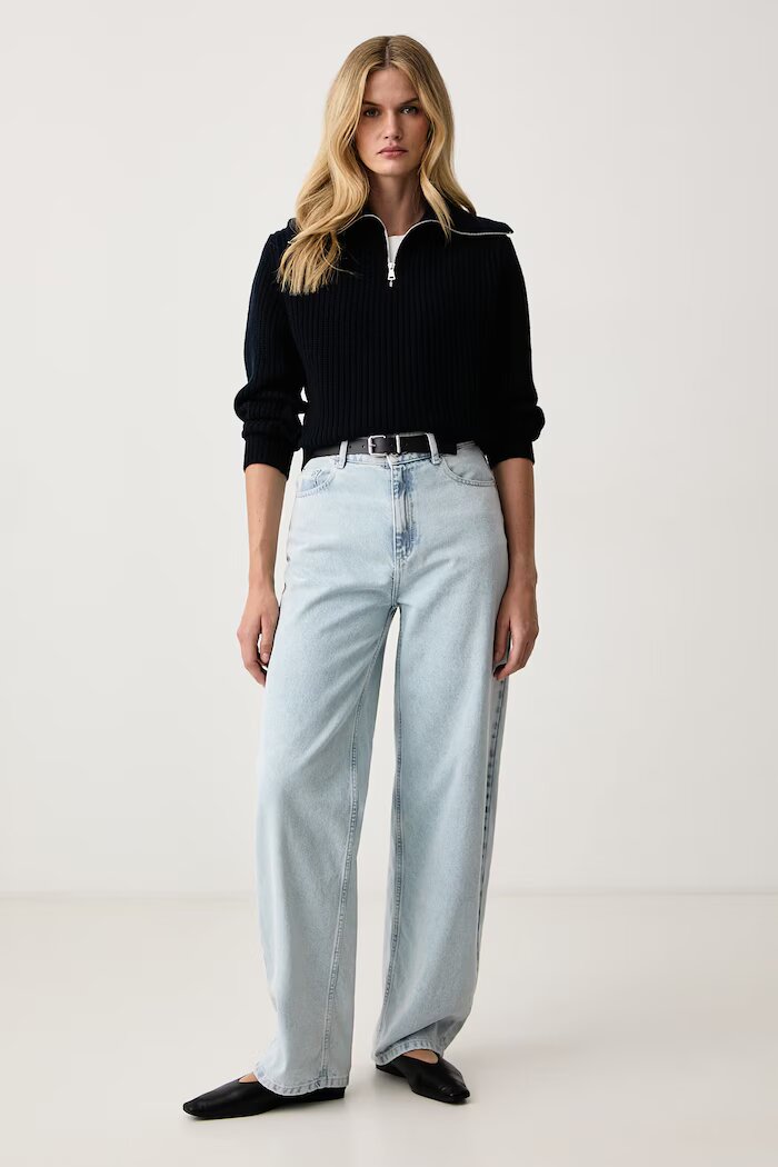 Weekend Max Mara пуловер дамски от вълна WKDLASER тъмносин 2625366182600