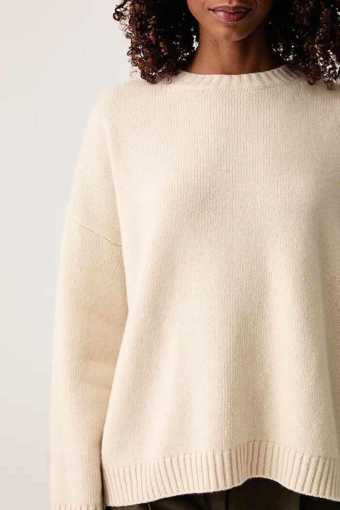 Weekend Max Mara пуловер дамски от вълна WKDSIBARI бежов 2625366212600