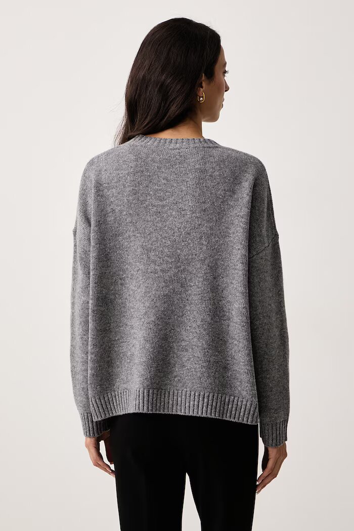 Weekend Max Mara пуловер дамски от вълна WKDSIBARI сив 2625366212600