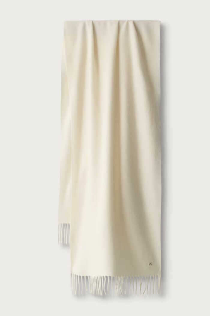 Weekend Max Mara шал дамски от вълна WKASCOGLIO бежов 2625546085600