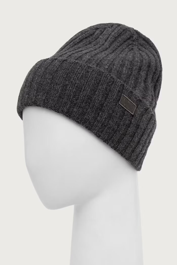 Weekend Max Mara шапка дамска от вълна WKARITMO сива 2625576085600