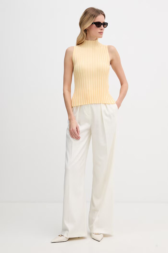 Weekend Max Mara топ дамски BAUTTA жълт 2615361022600
