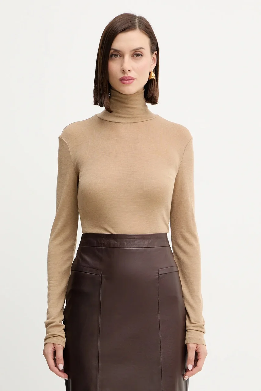 Weekend Max Mara Вълнена блуза с дълги ръкави TESEO