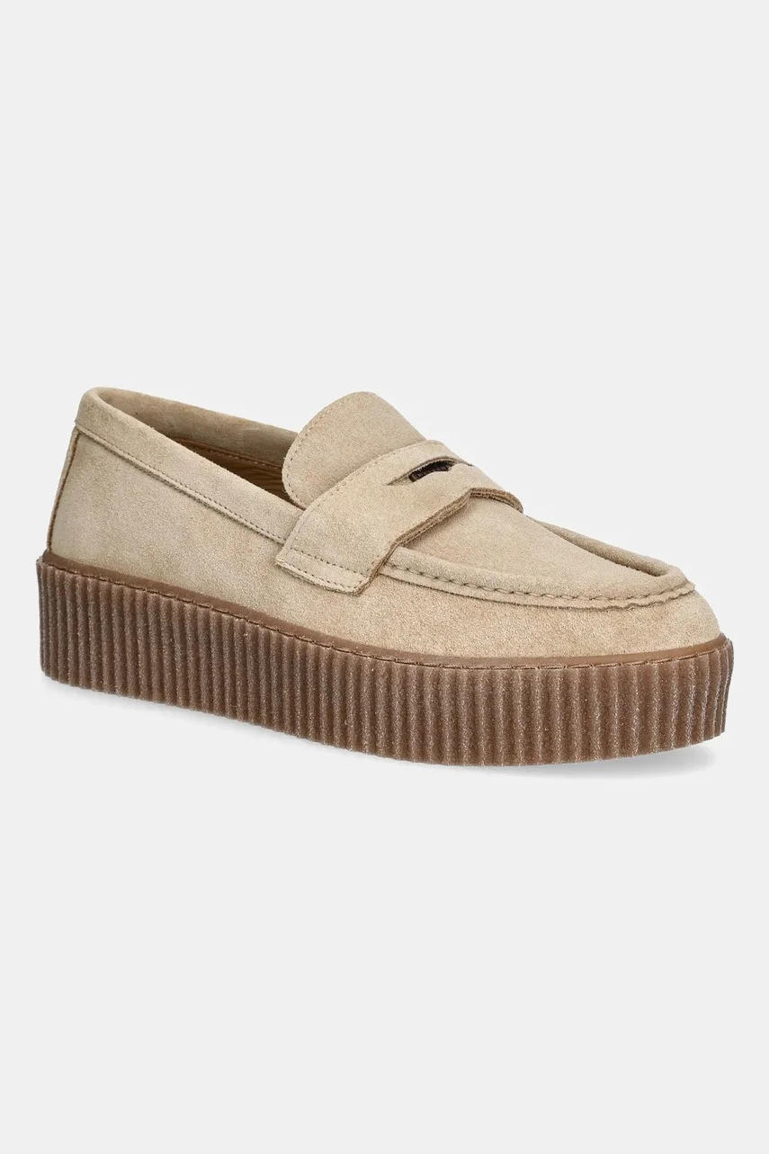 Weekend Max Mara Велурени мокасини Kapokloafer